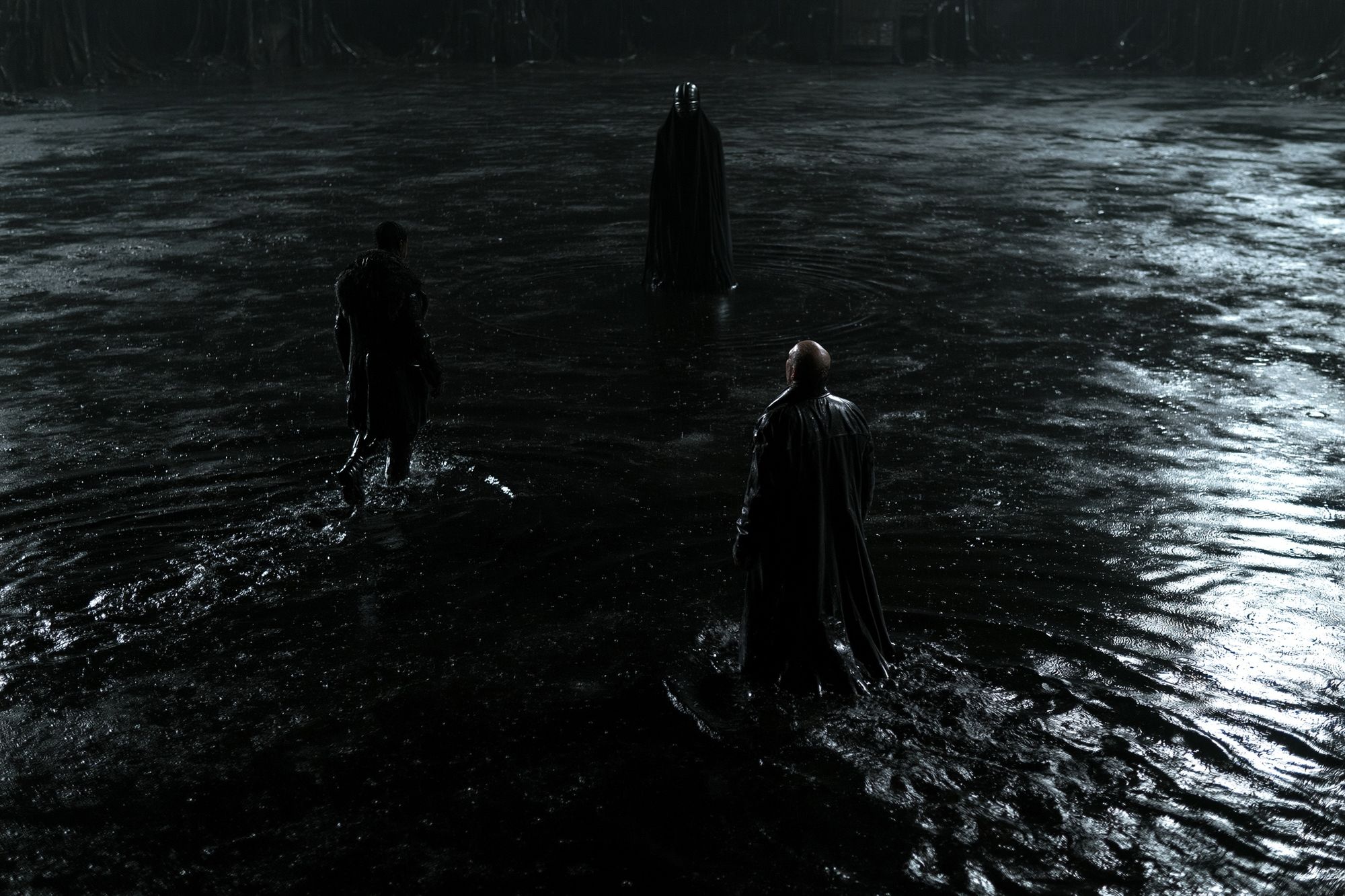 Dark Cloaked Figures — Sci-Fi Print. poster detail