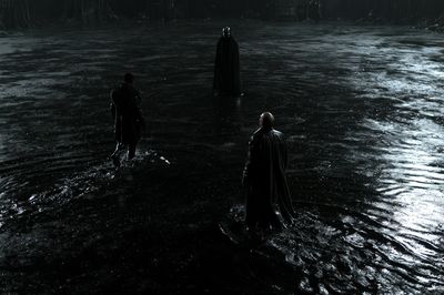 Dark Cloaked Figures — Sci-Fi Print. poster