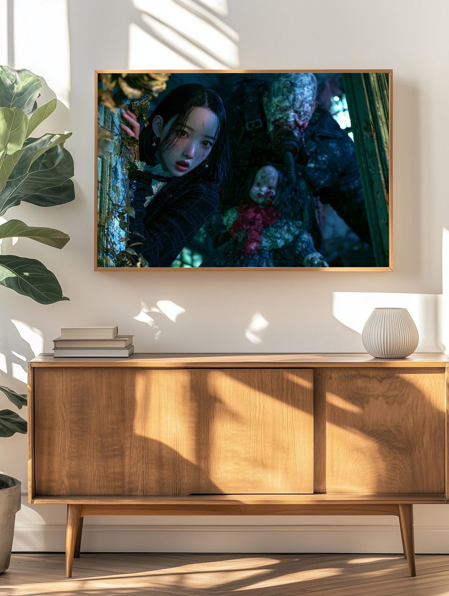 Haunted Dollhouse Horror Print. — room view 3
