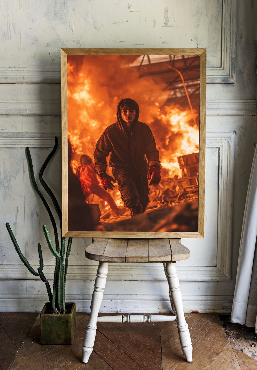 Fire Escape Action Poster. room preview