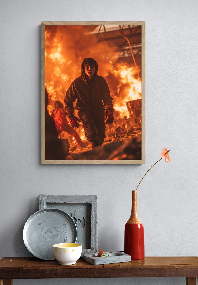 Fire Escape Action Poster. — room view 3