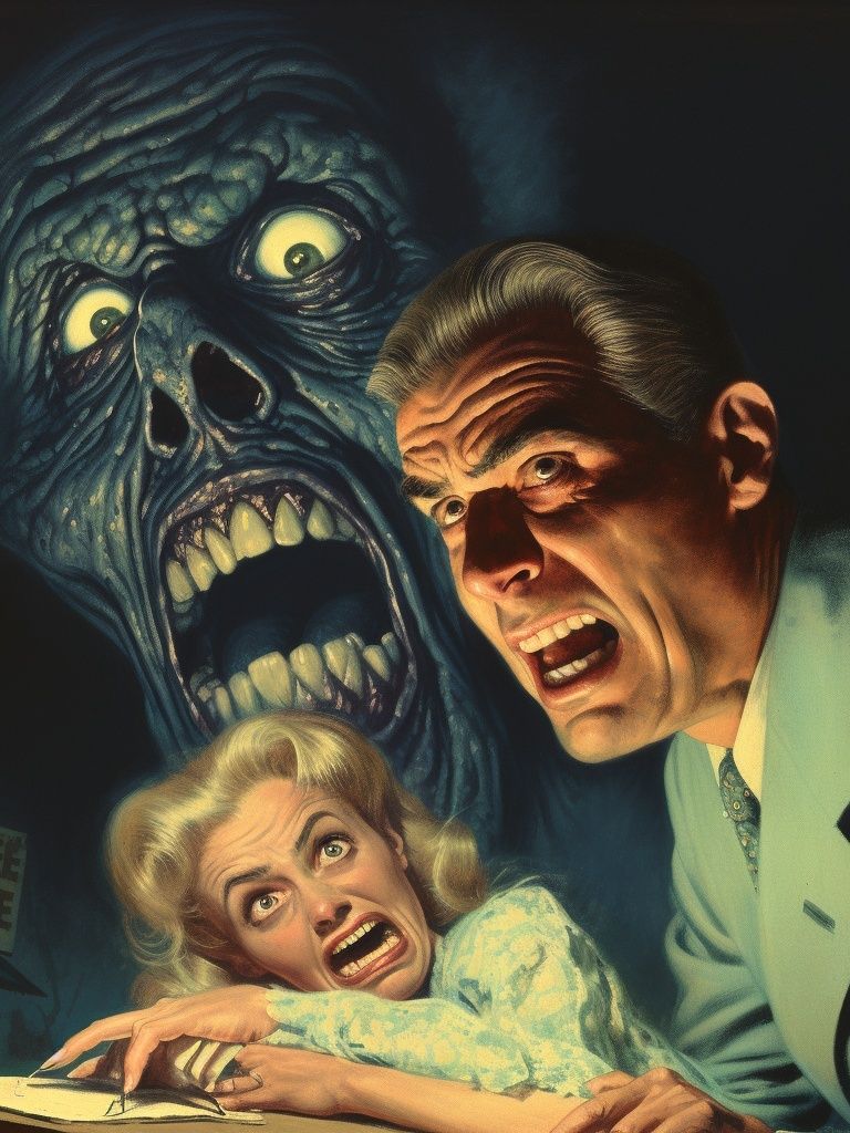 Classic Monster Horror Poster. poster detail