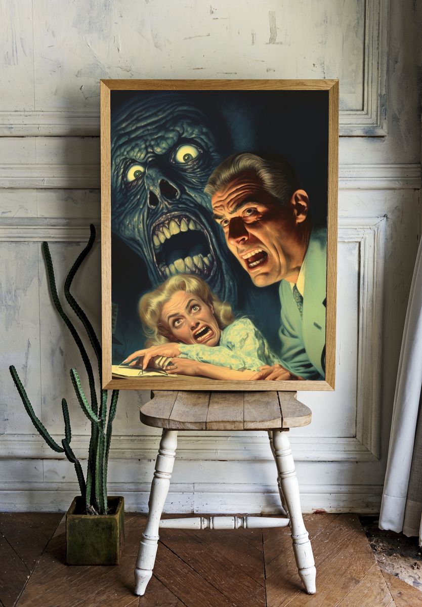 Classic Monster Horror Poster. — room view 1