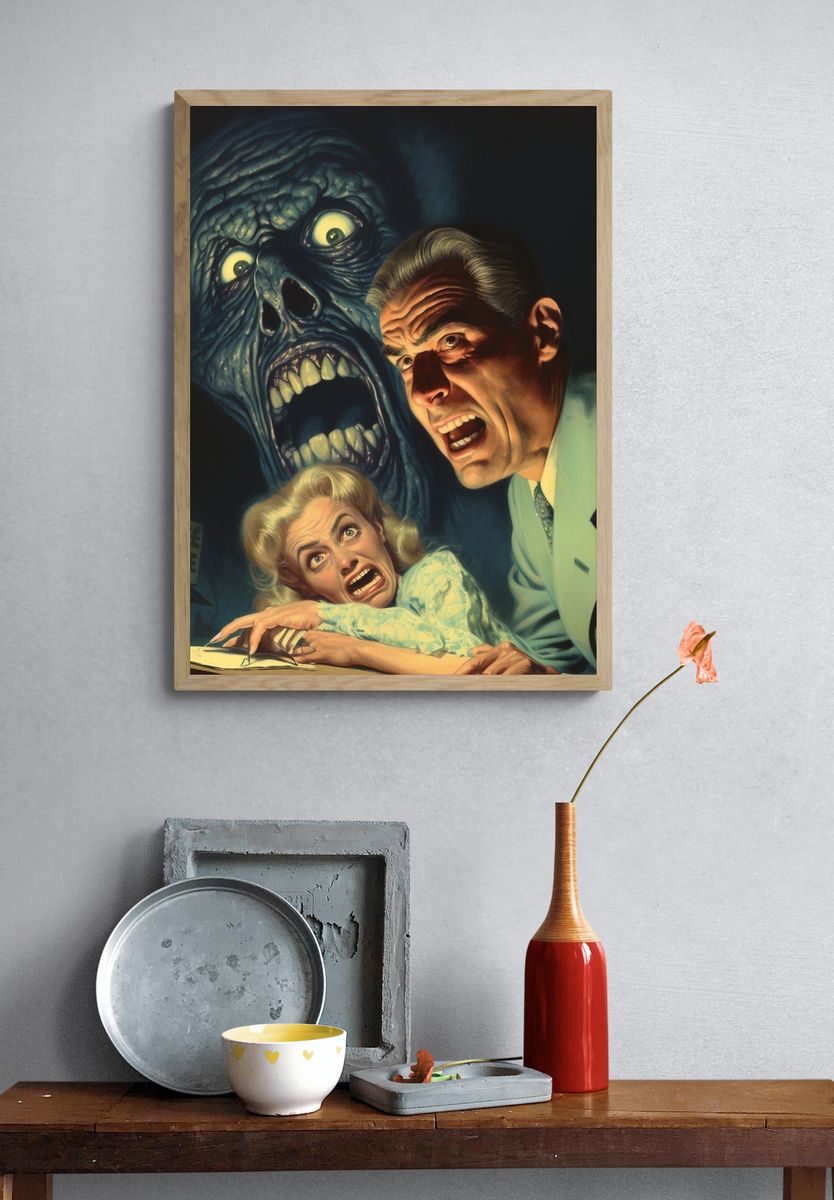 Classic Monster Horror Poster. — room view 3