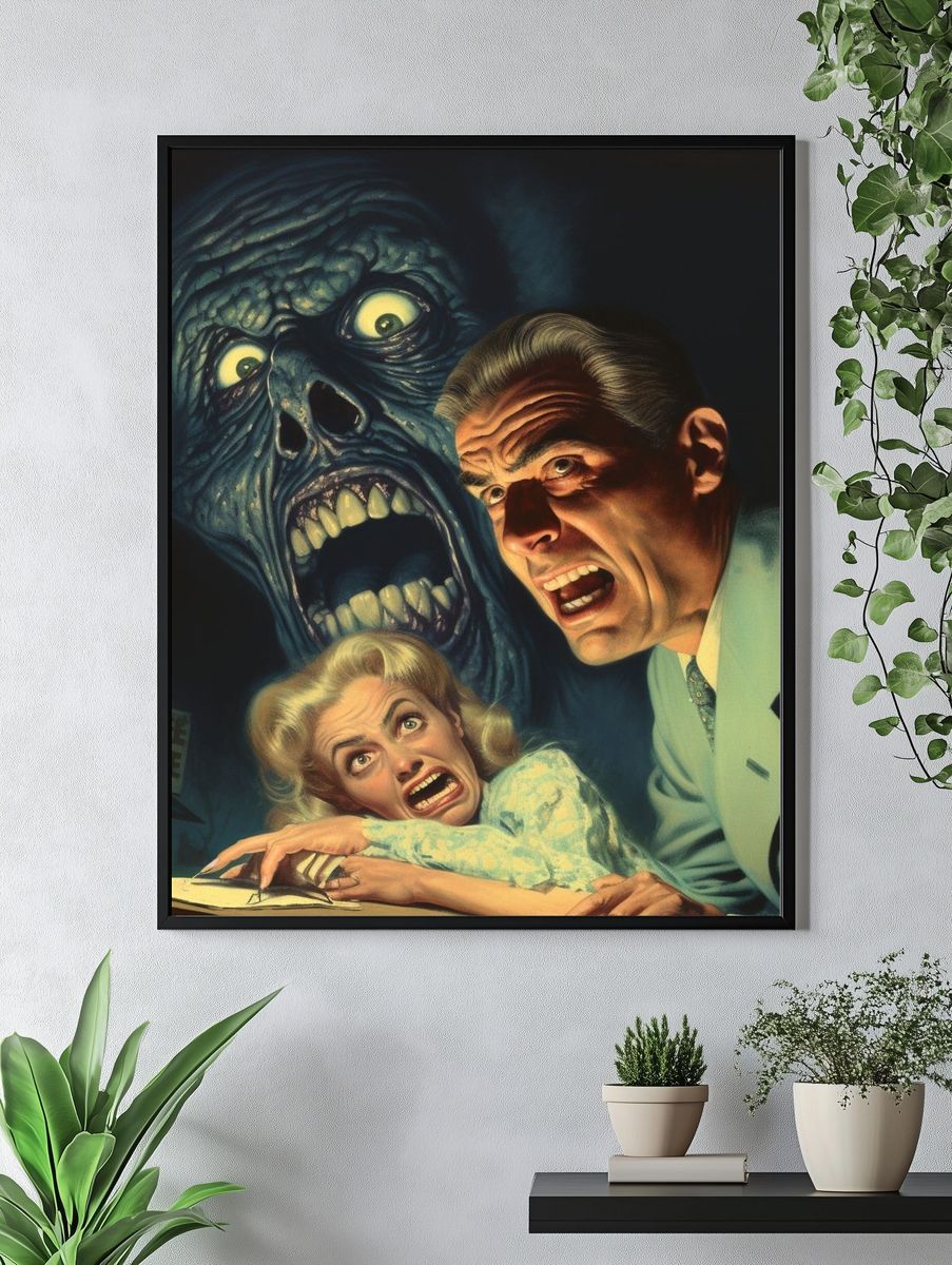 Classic Monster Horror Poster. — room view 4