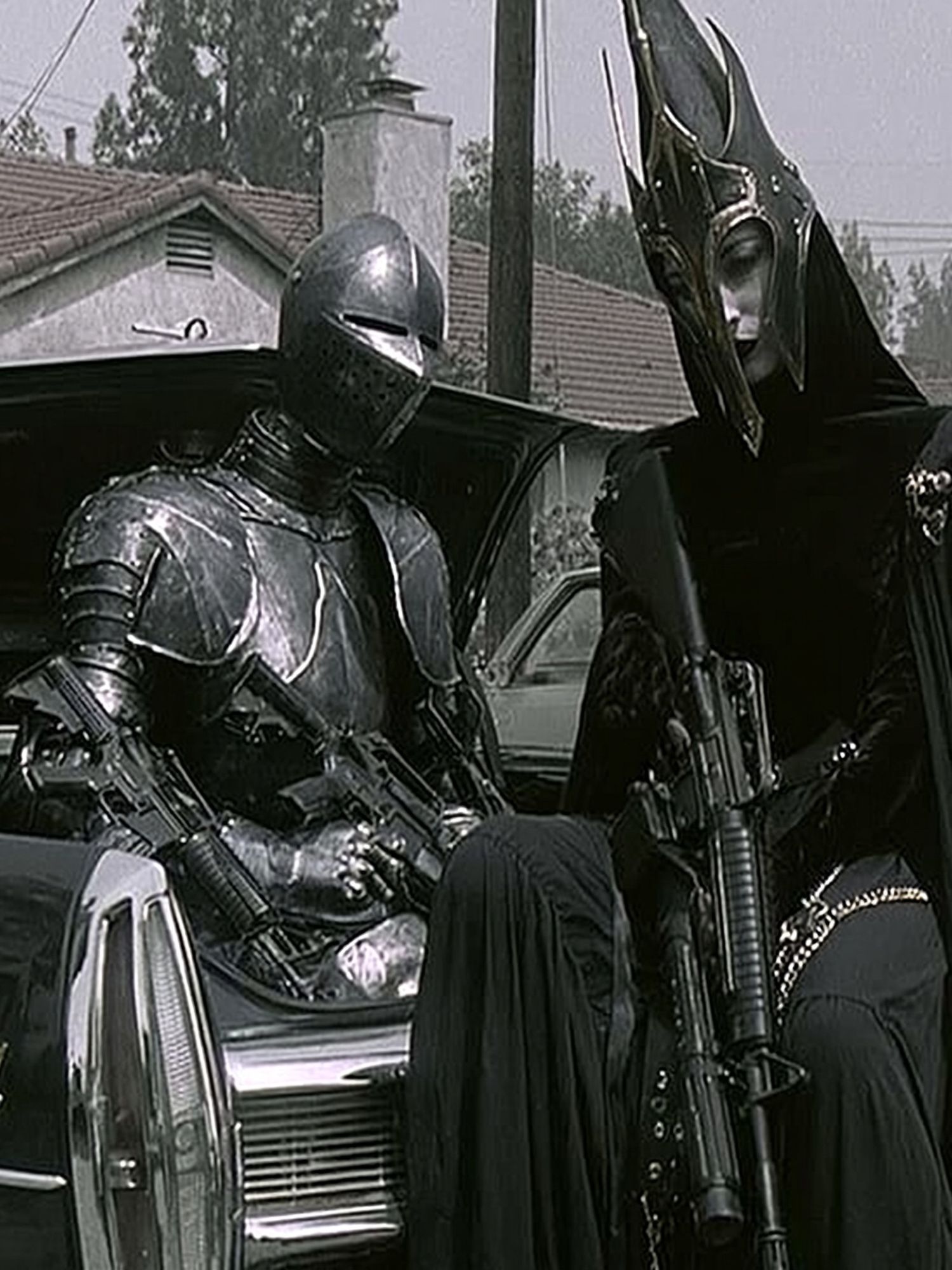 Dark Knight and Queen Sci-Fi Poster. poster detail