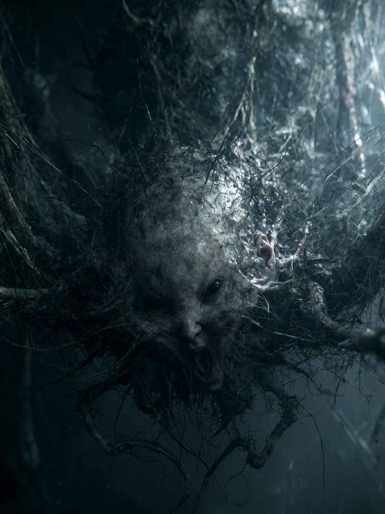 Creepy Forest Creature Horror Print. poster — movies art