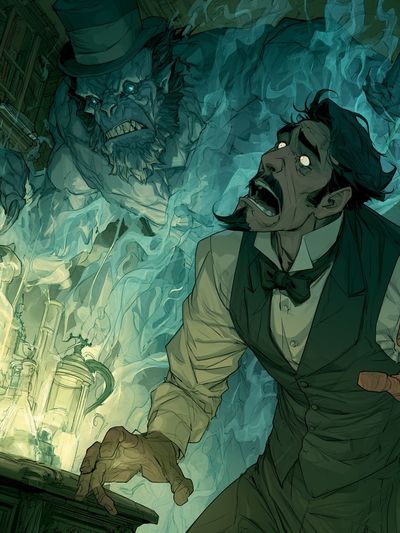 Haunted Laboratory Horror Print.
