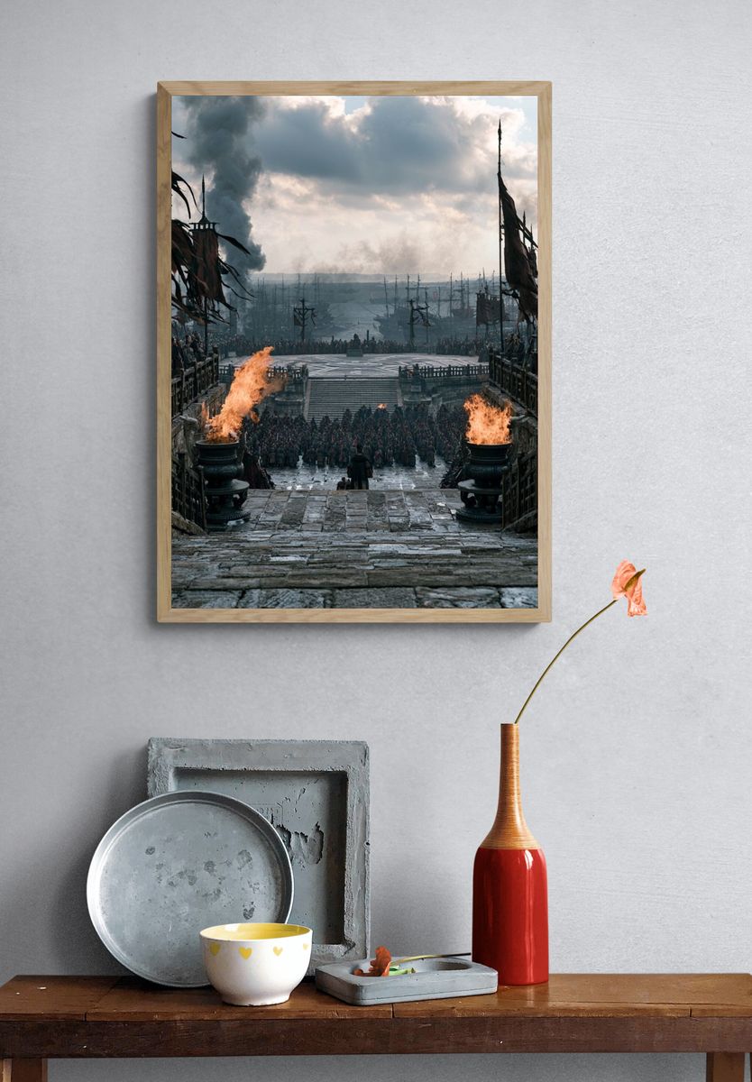 Dark Harbor Siege — Fantasy Print. — room view 3