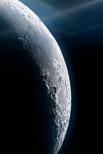 Moon Surface — Space Print