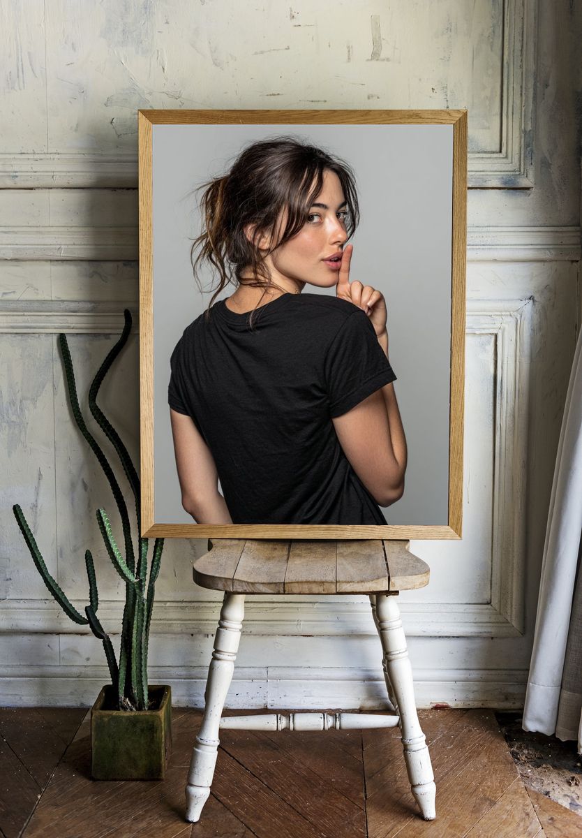 Mysterious Woman — Photography Print. — room view 1