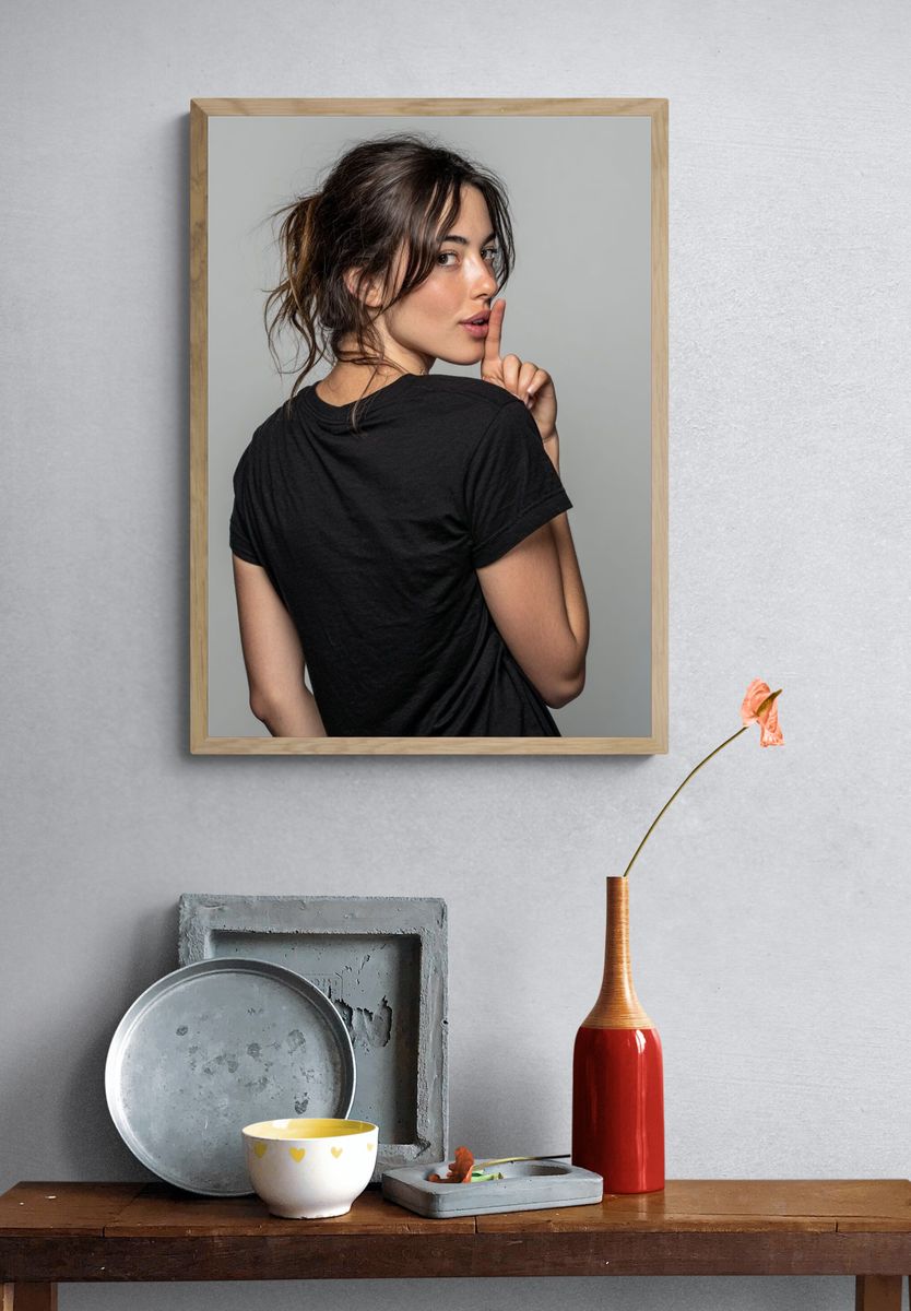 Mysterious Woman — Photography Print. — room view 3