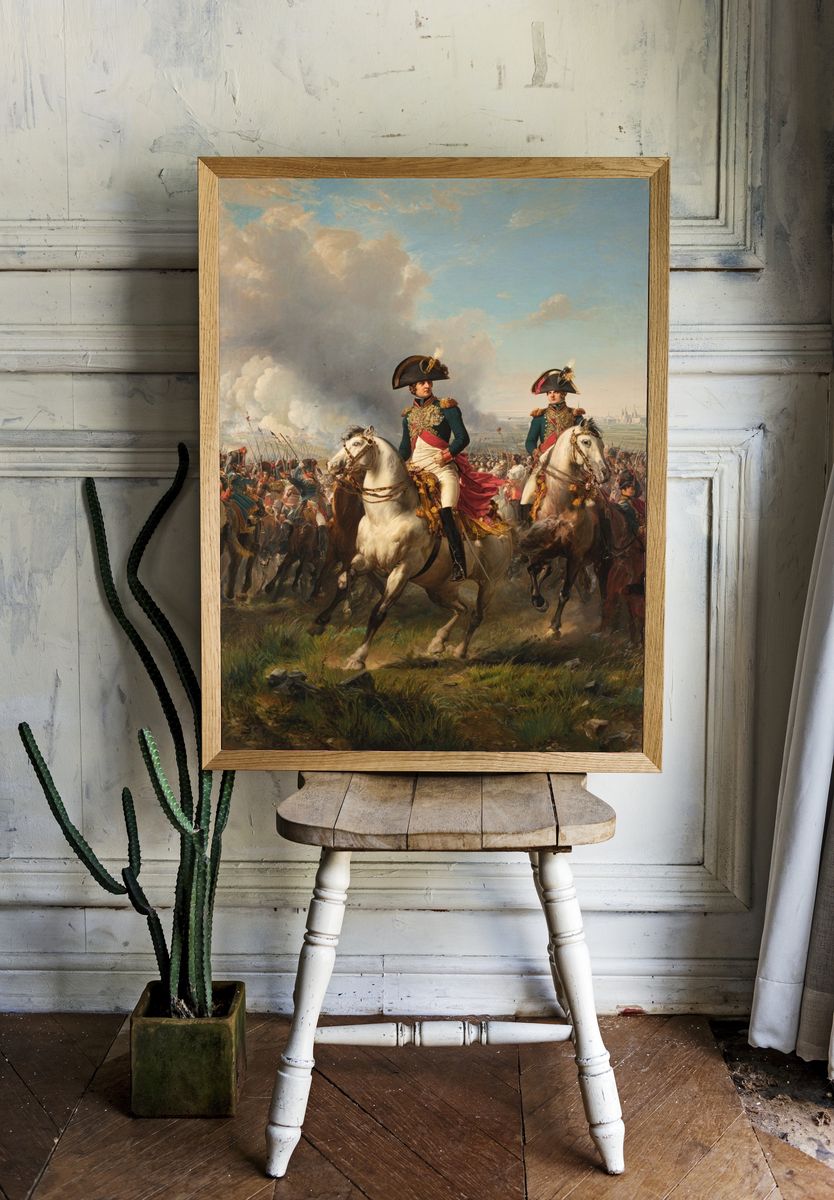 Napoleonic Cavalry Charge — Fine Art Print. — room view 1