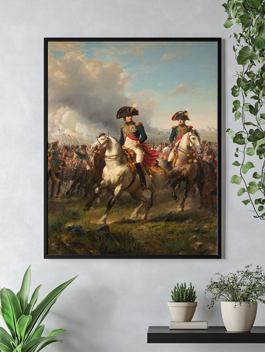 Napoleonic Cavalry Charge — Fine Art Print. — room view 4