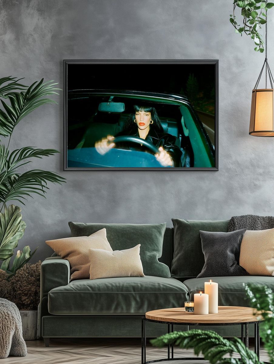 Night Drive Portrait Poster. — room view 4
