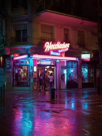 Neon Nightlife — Photography Poster. poster print