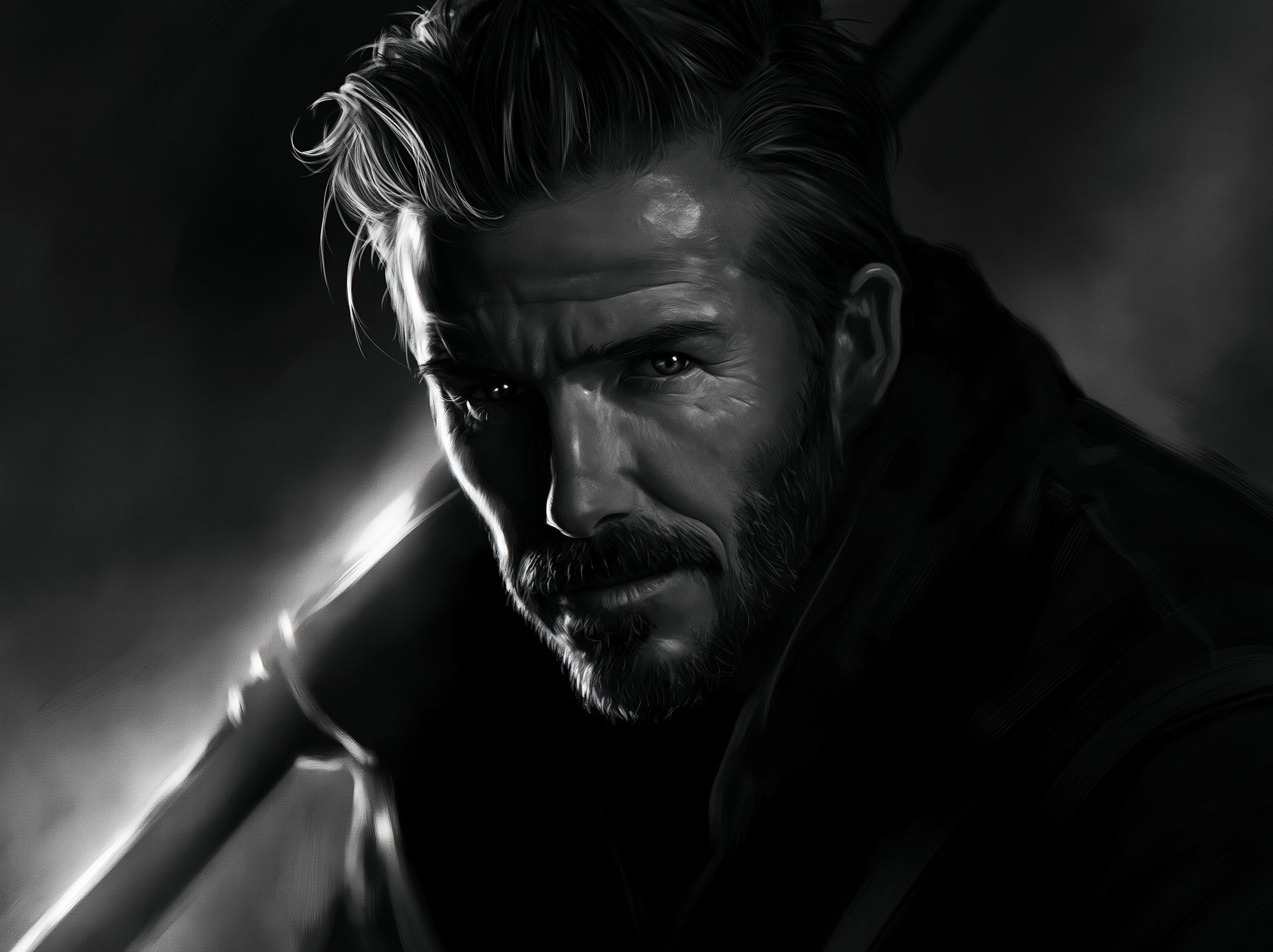 Moody Noir Portrait Poster. poster — photography art