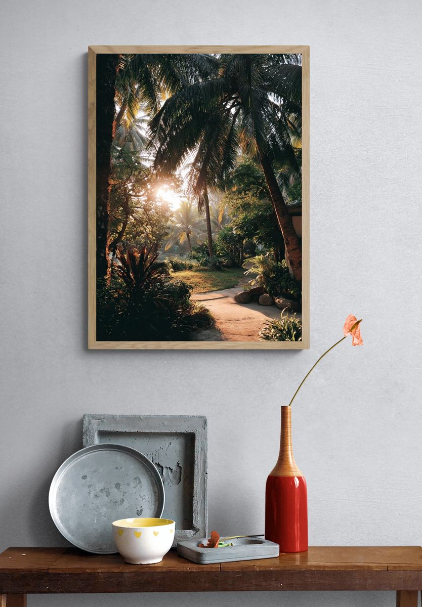 Tropical Paradise — Nature Poster. — room view 3