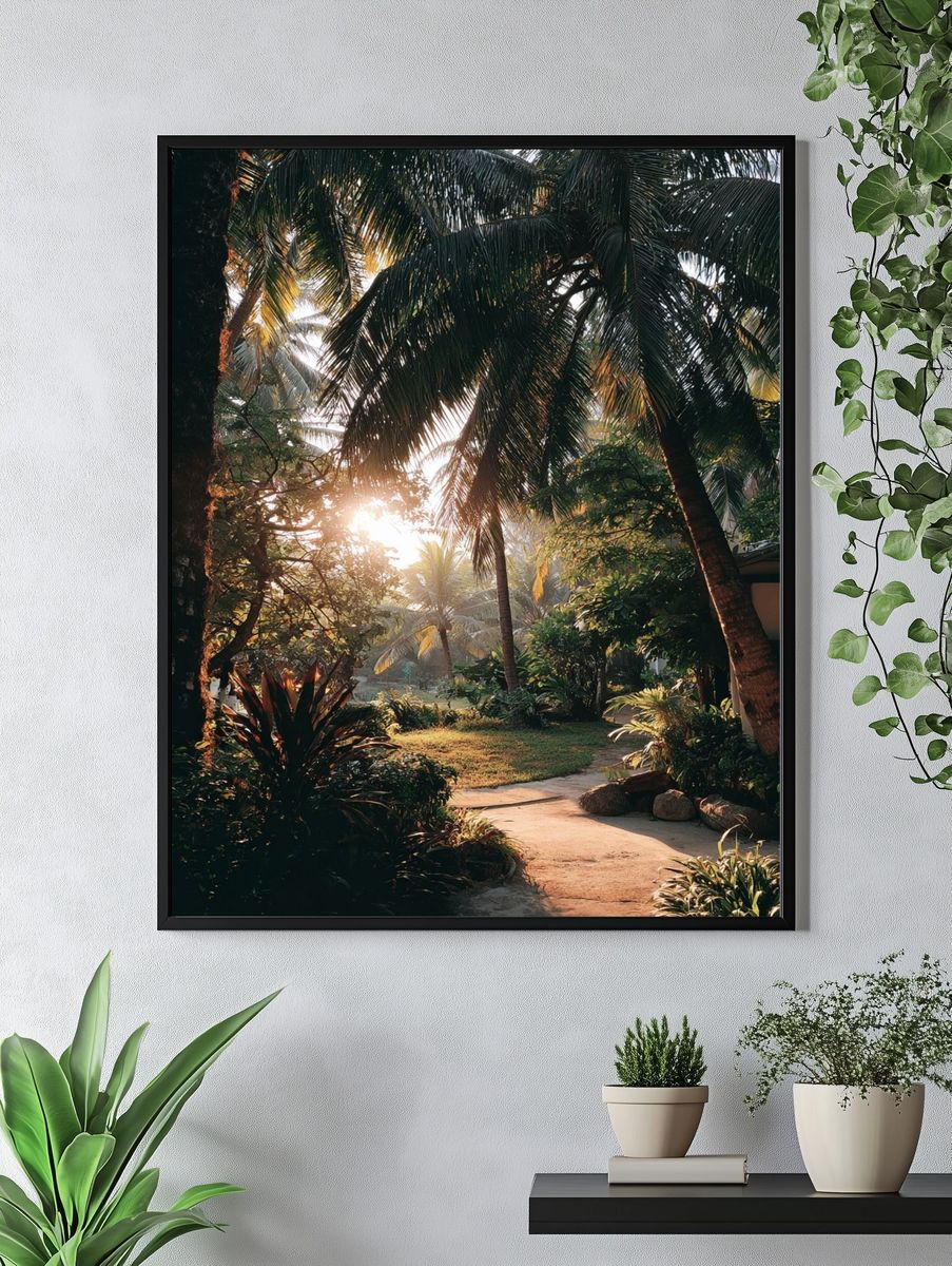 Tropical Paradise — Nature Poster. — room view 4