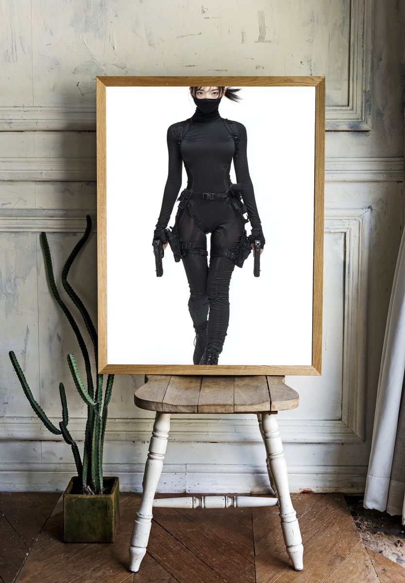 Ninja Warrior — Action Print. — room view 1