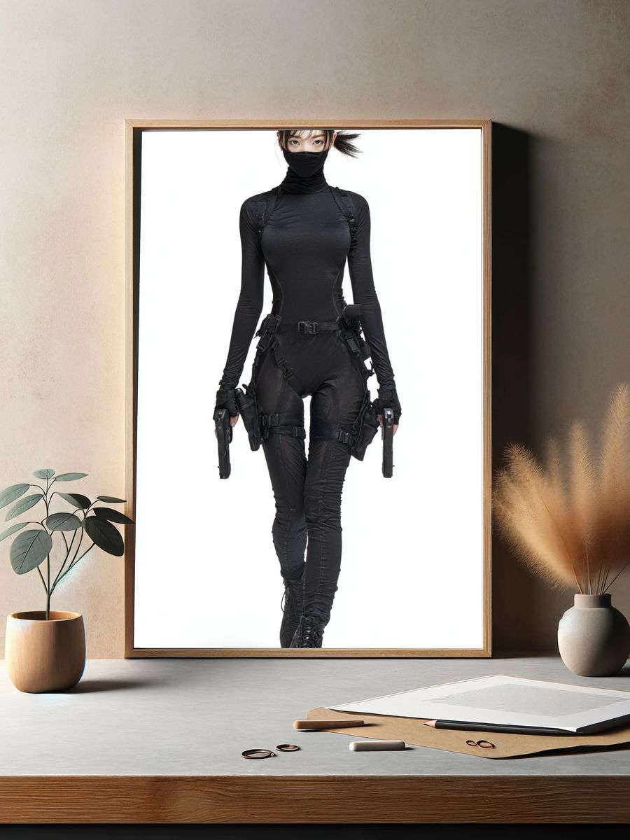 Ninja Warrior — Action Print. — room view 2