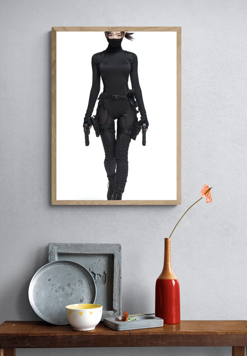Ninja Warrior — Action Print. — room view 3