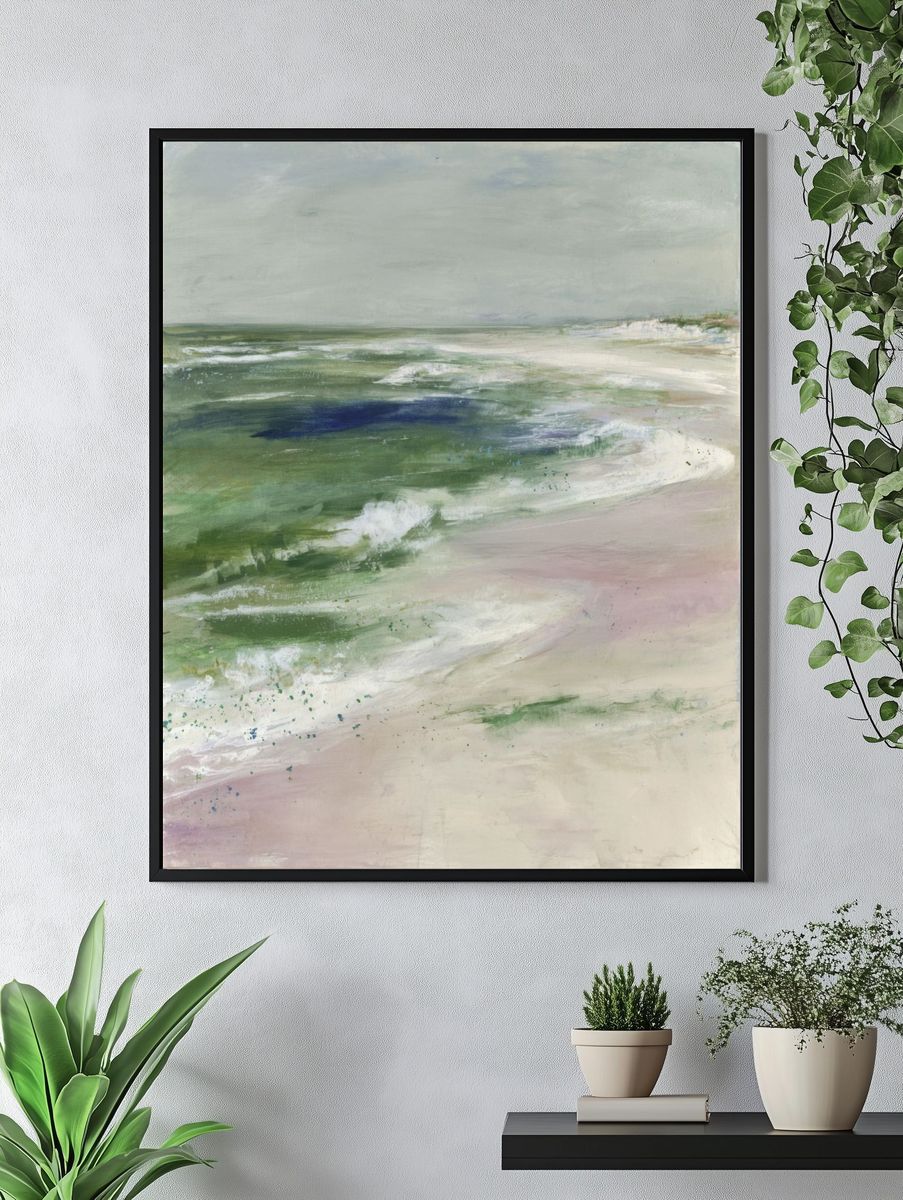 Ocean Waves — Fine Art Print. — room view 4
