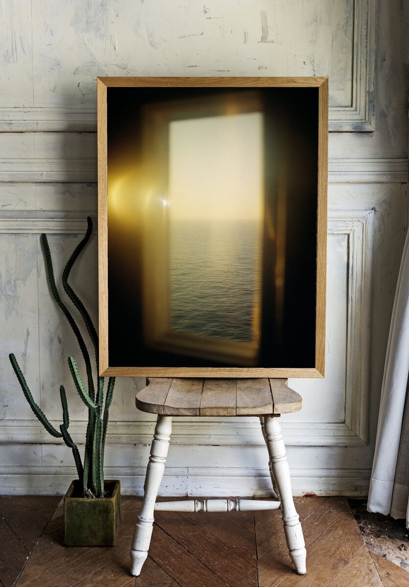 Ocean Through Window — Photography Print. — room view 1