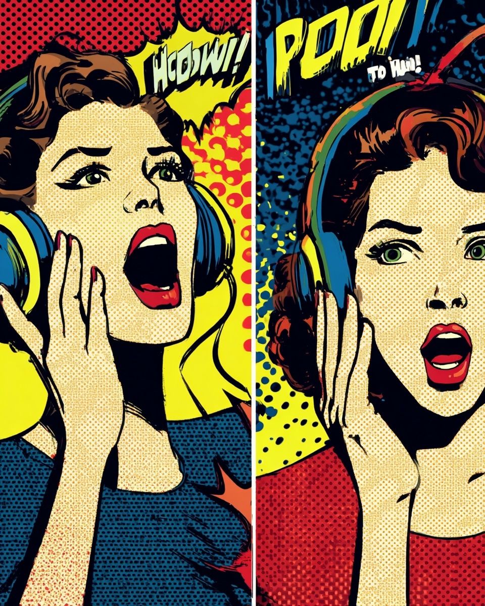 Pop Art Comic Woman Poster. poster — fine-art art