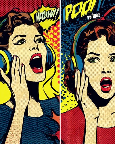 Pop Art Comic Woman Poster. poster