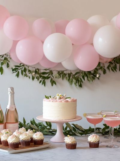 Pink Party Dessert Table Photography Poster. poster print