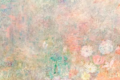 Pastel Floral Abstract Poster. poster