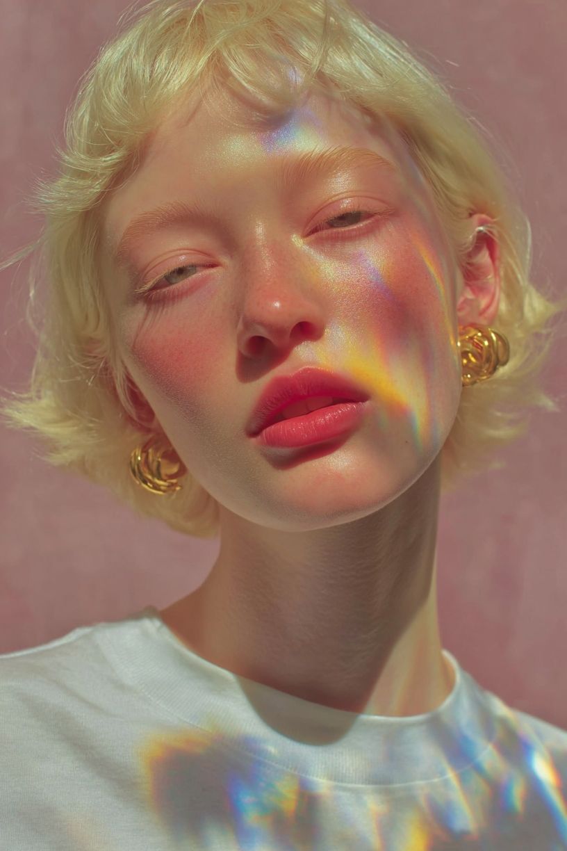 Prismatic Portrait Photography Poster. poster — photography art