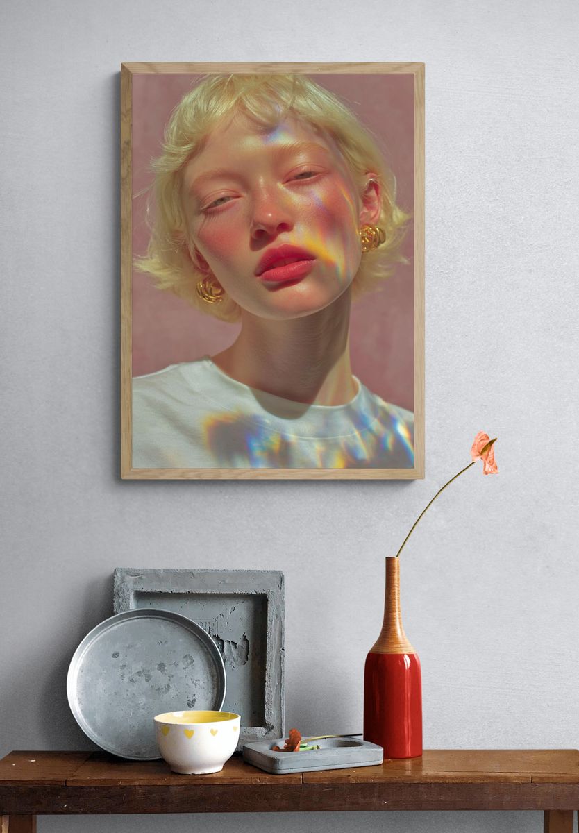 Prismatic Portrait Photography Poster. — room view 3