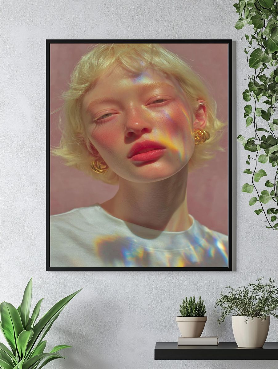 Prismatic Portrait Photography Poster. — room view 4