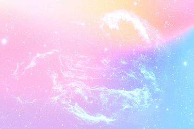Pastel Galaxy Abstract Poster. poster print