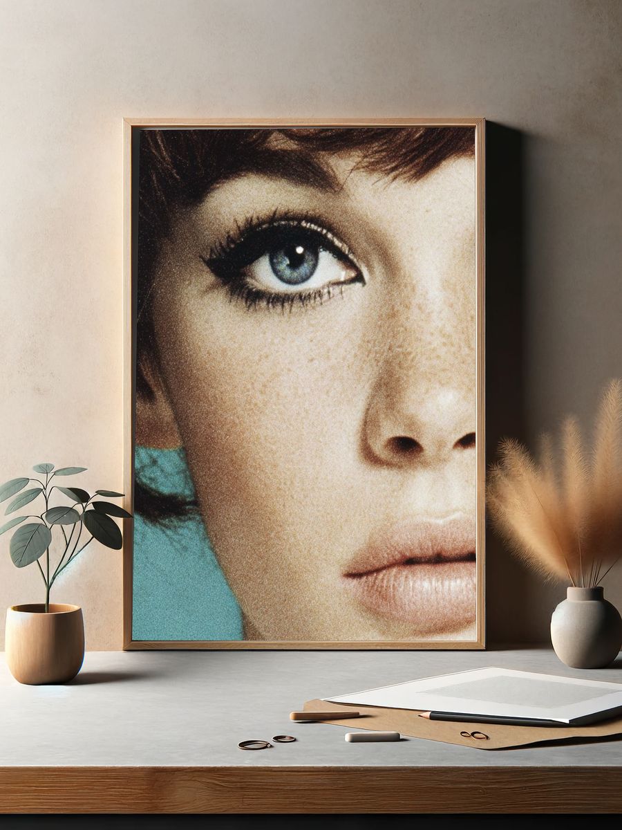Retro Pop Portrait Poster. — room view 2
