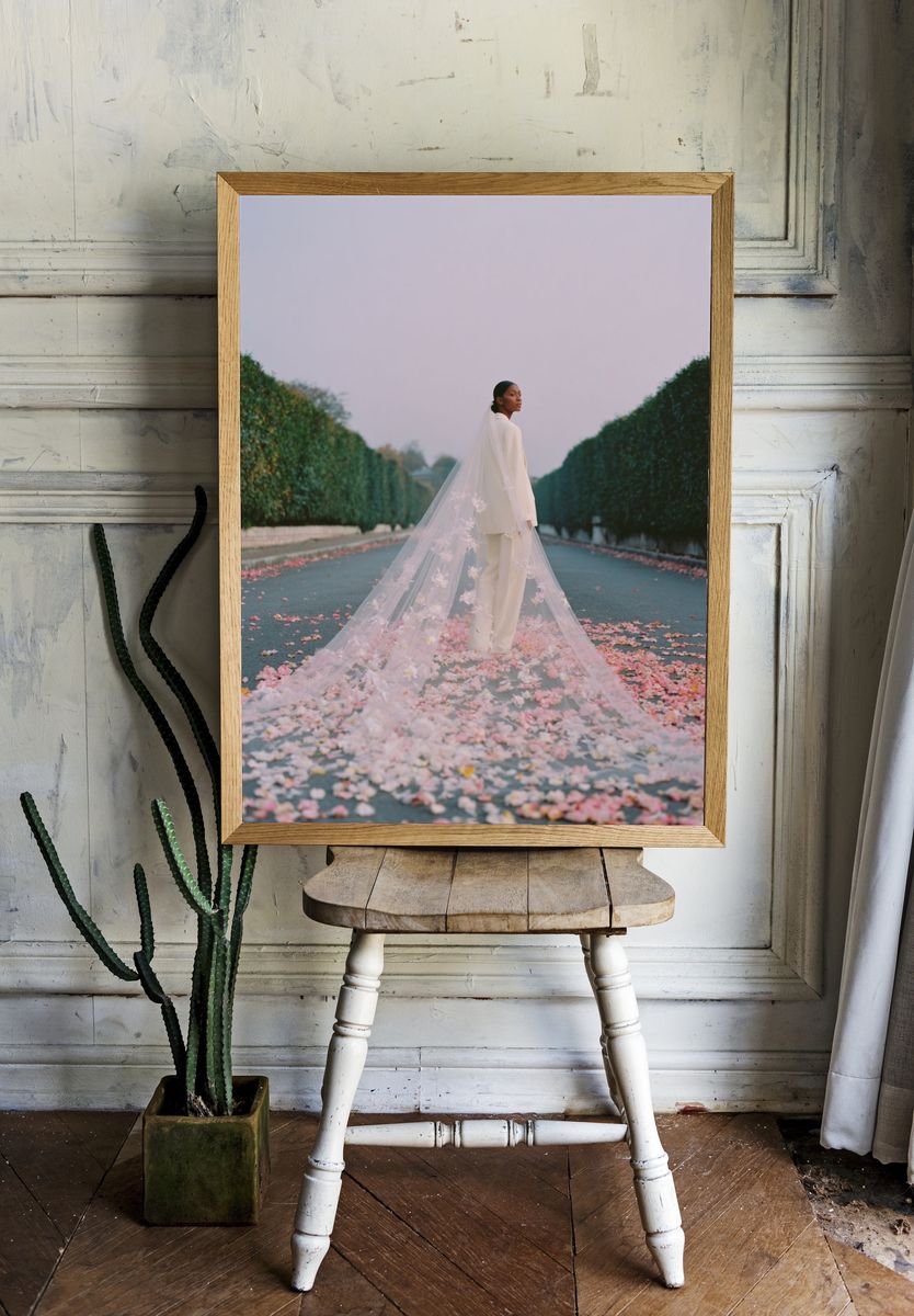 Bridal Veil Garden Portrait Print. — room view 1