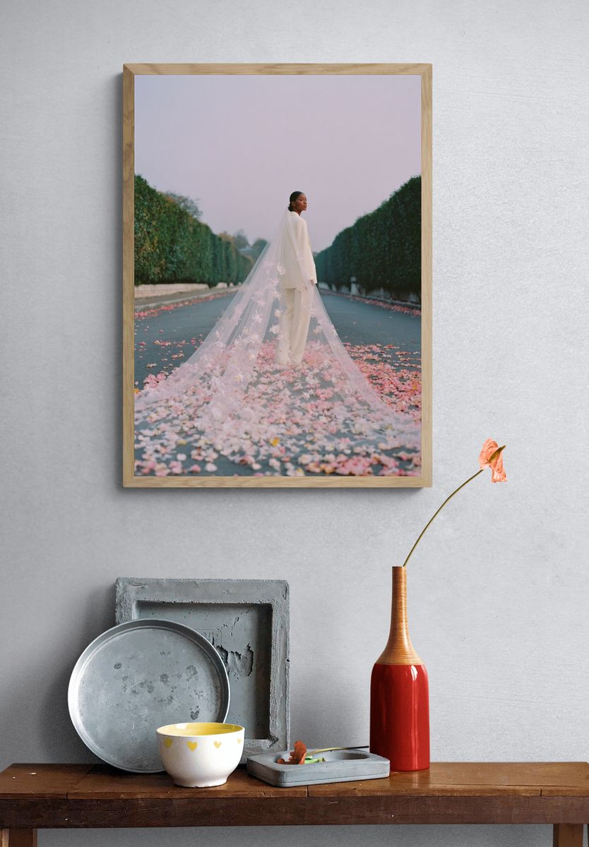 Bridal Veil Garden Portrait Print. — room view 3