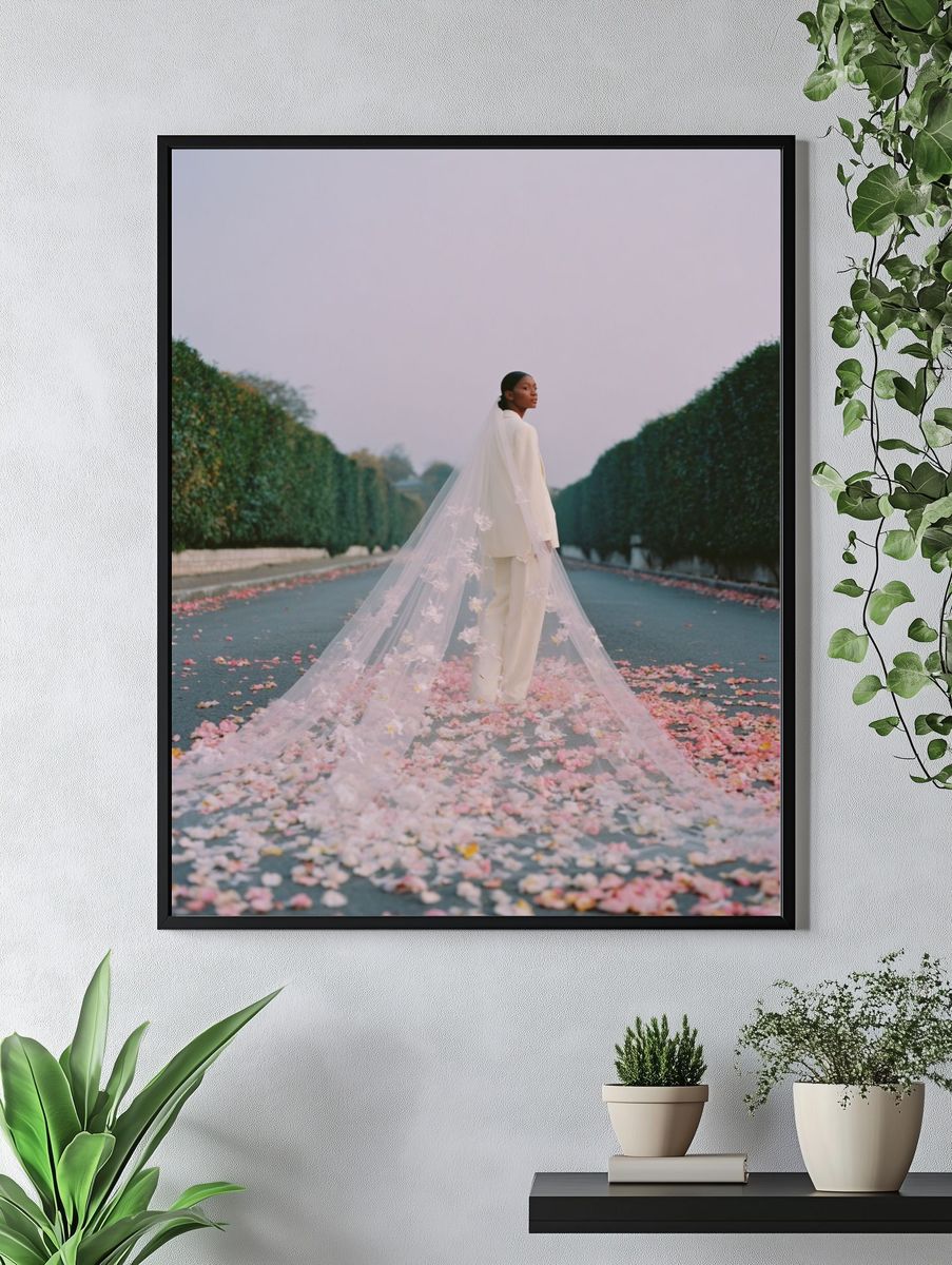 Bridal Veil Garden Portrait Print. — room view 4