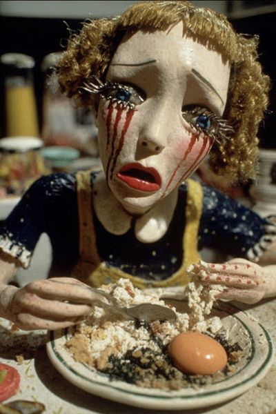 Surreal Doll Portrait Poster. poster