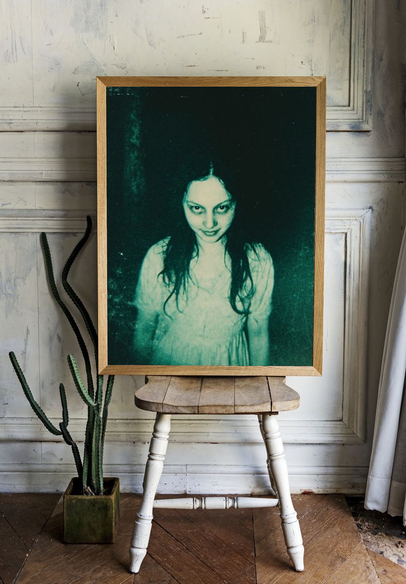 Eerie Portrait Photography Poster. — room view 1