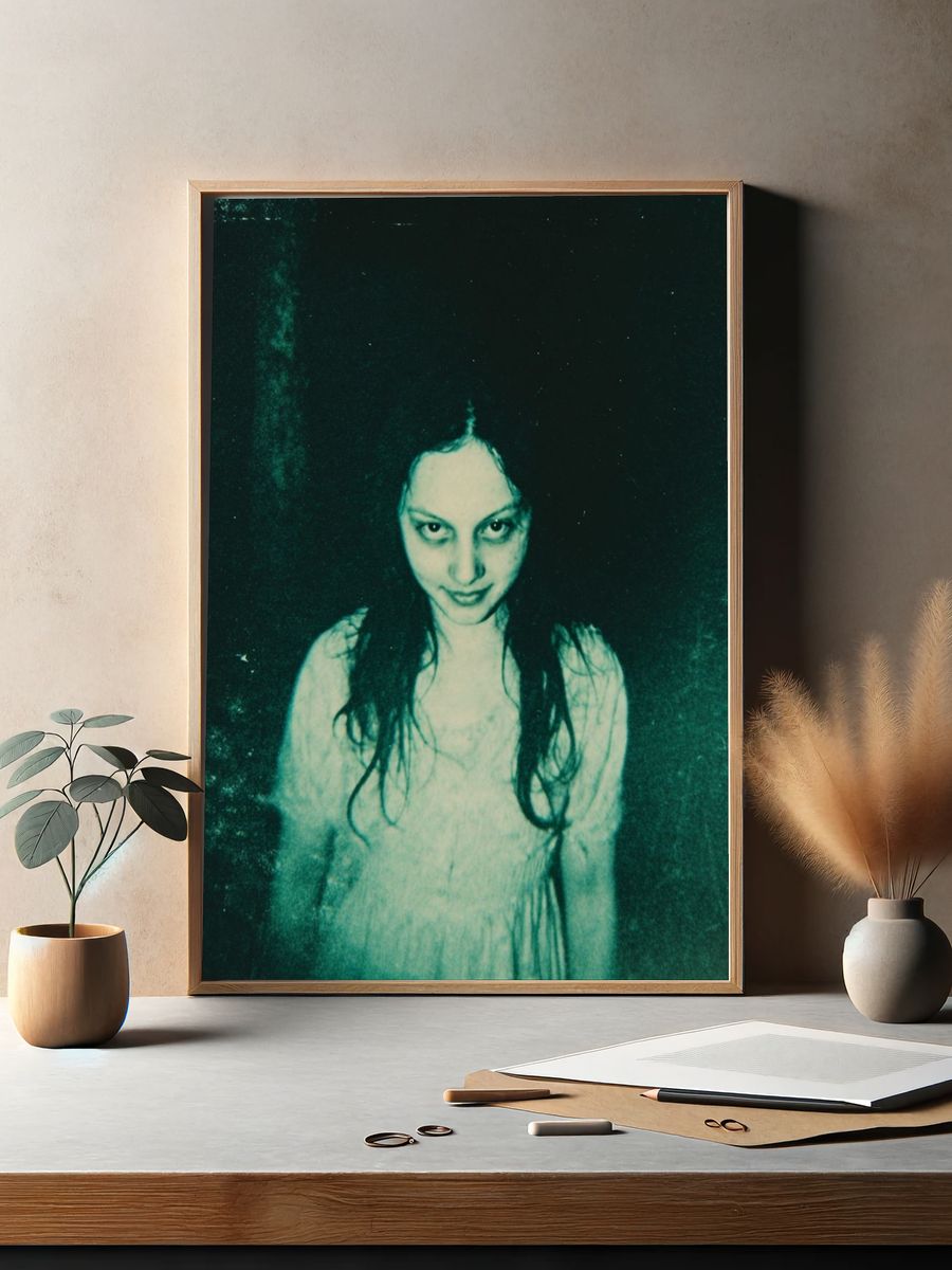 Eerie Portrait Photography Poster. — room view 2