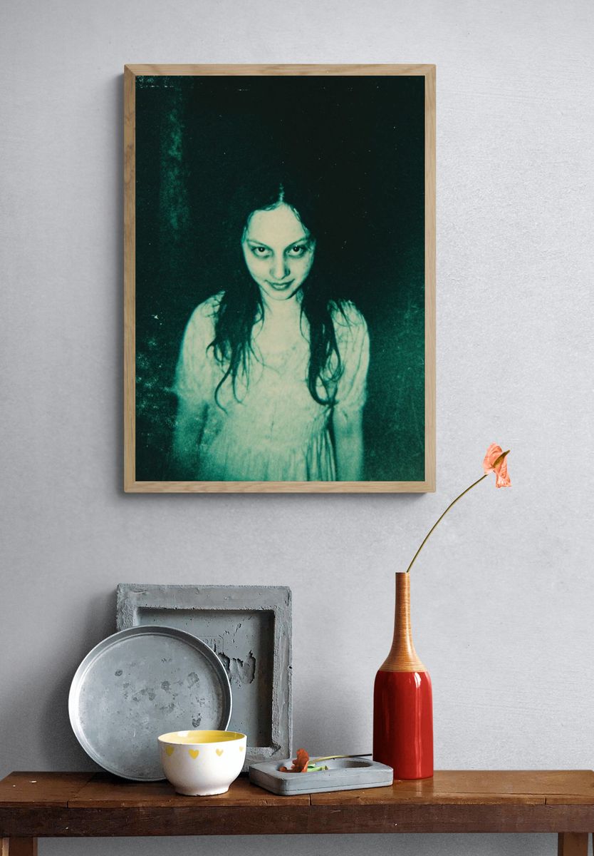 Eerie Portrait Photography Poster. — room view 3