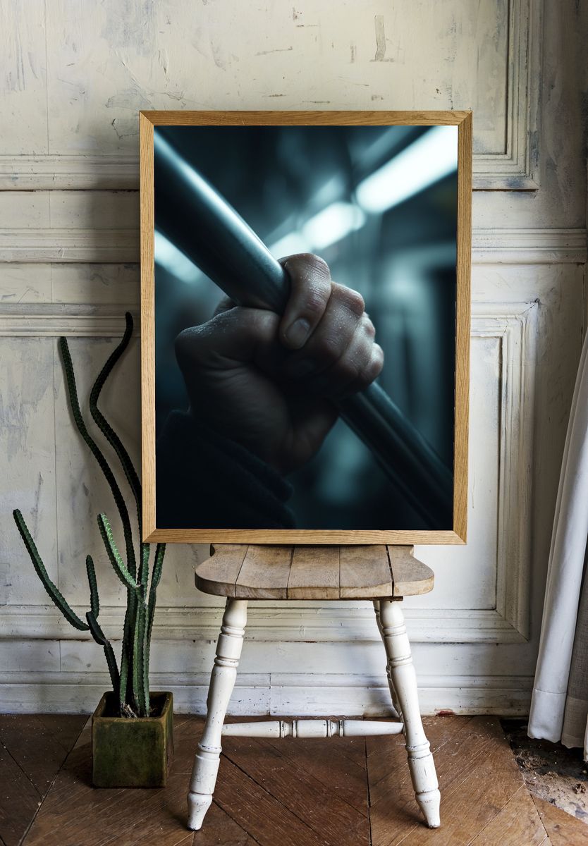 Subway Hand Grip — Photography Print. — room view 1