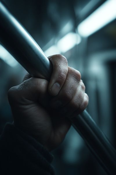 Subway Hand Grip — Photography Print. poster print