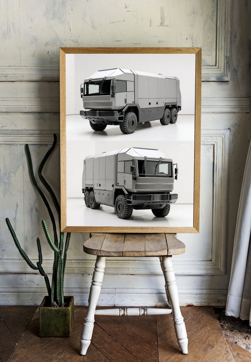 Armored Truck Photography Poster. — room view 1