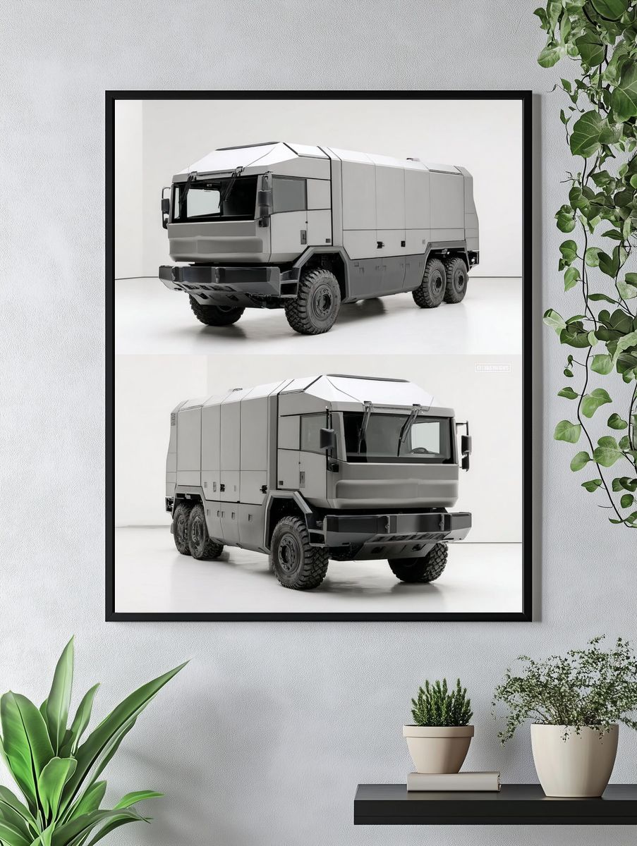 Armored Truck Photography Poster. — room view 4