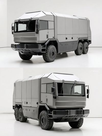 Armored Truck Photography Poster. poster print