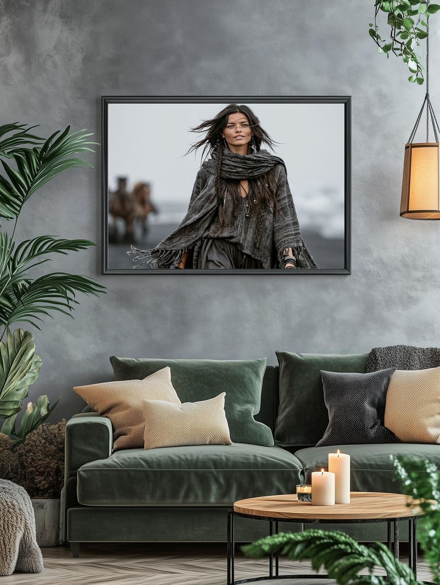 Boho Portrait Photography Poster. — room view 4